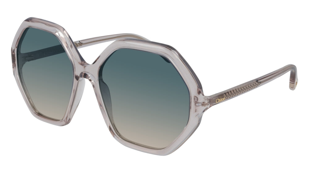 Chloe Hexagonal Gradient Sunglasses - Cream and Gray Aly sunglasses Grey - Chloé main image 3