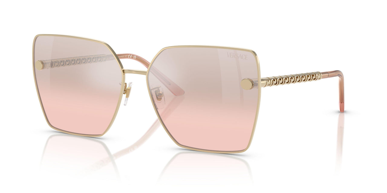 12527E - Gold - Light Pink Mirror Gradient Silver