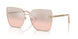12527E - Gold - Light Pink Mirror Gradient Silver