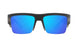 0000060 - Black Ice Matte - Happy Gray Green with Dark Blue Mirror