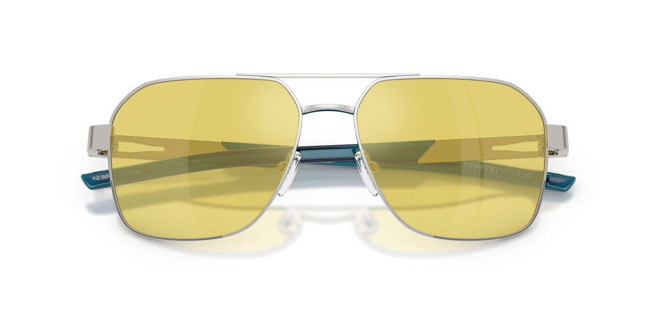 103/V9 - Silver - Yellow Mirror