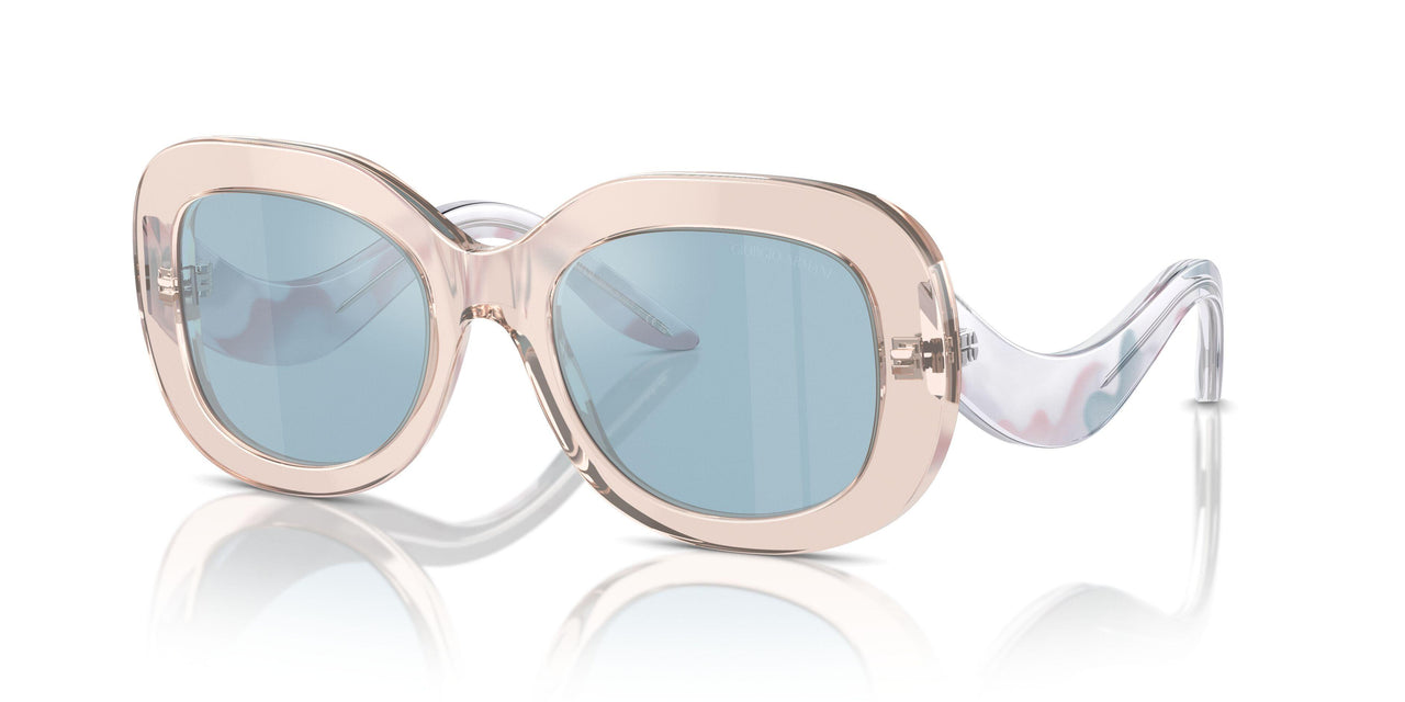 61511N - Pink - Light Blue Mirror Silver