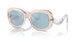 61511N - Pink - Light Blue Mirror Silver