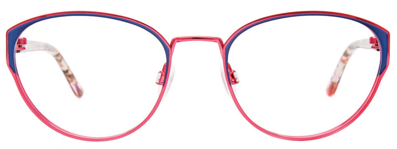 30 - Satin Blue & Shiny Red / Red Tortoise