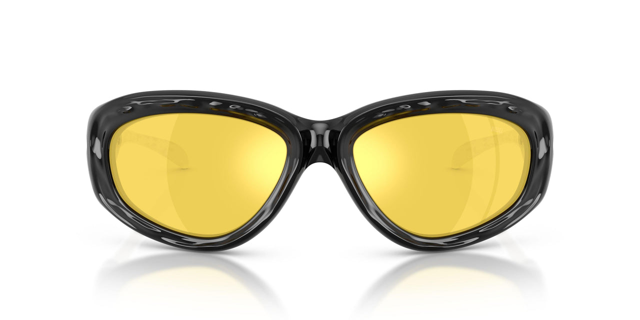 2001V9 - Black - Yellow Mirror Internal Silver