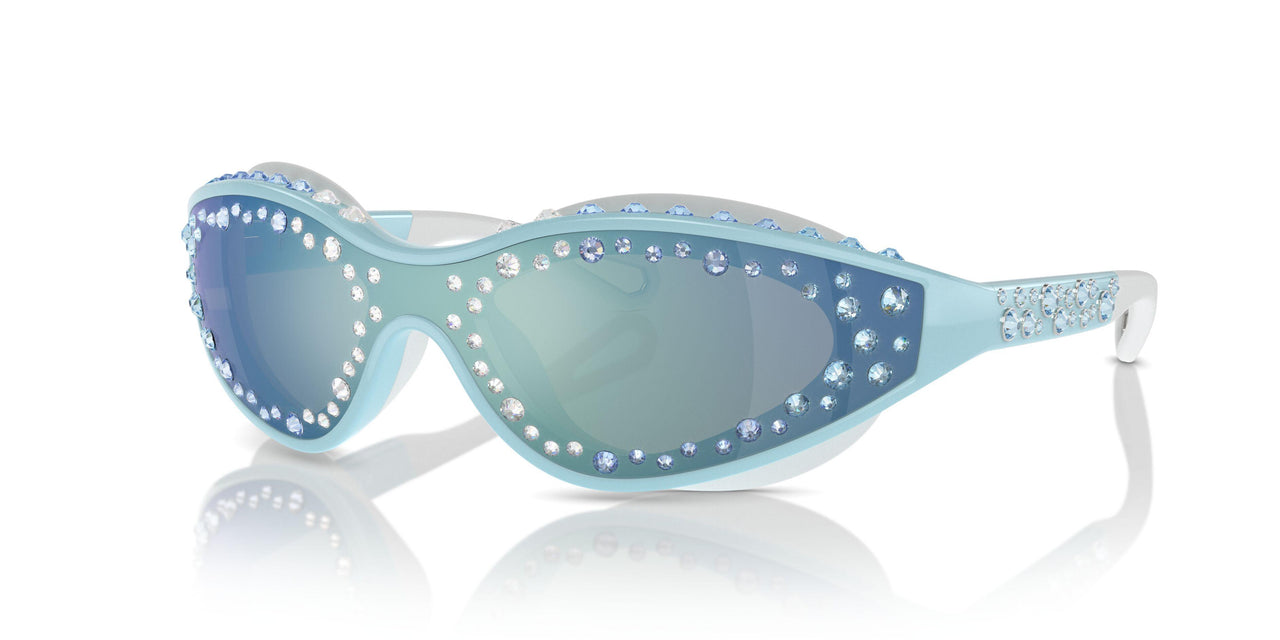 105255 - Blue - Light Green Mirror Blue