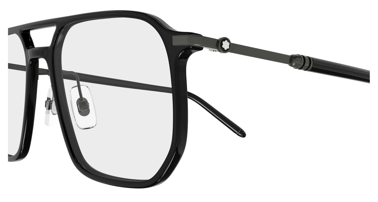 001 - Black/Gunmetal - Transparent