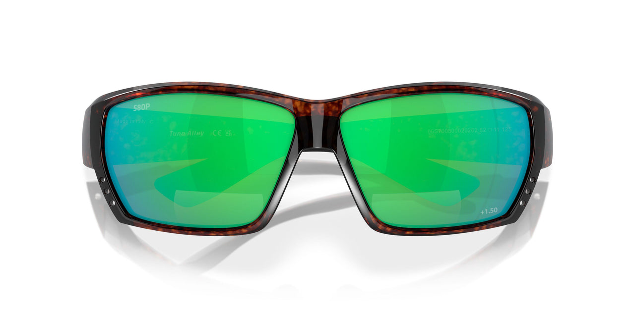 000202 - 10 Tortoise - Green Mirror 580p C-mate 1.50