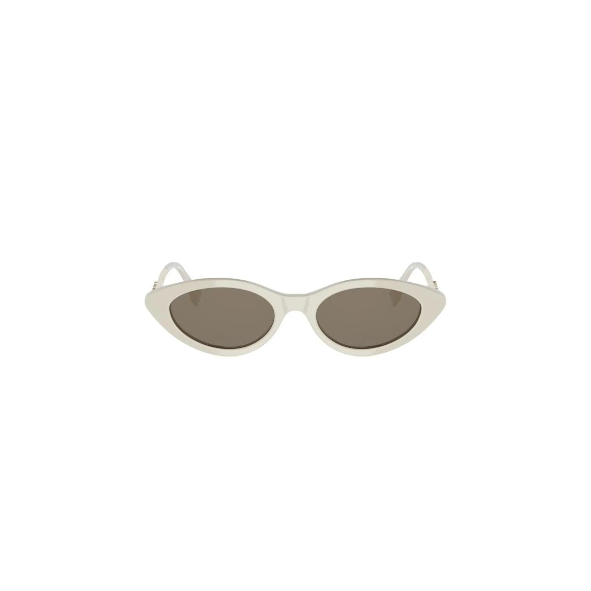 25E - Acetate Shiny White - Brown