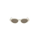 25E - Acetate Shiny White - Brown