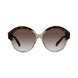 49F - Shiny Transparent Grey With Red Havana - Gradient Brown