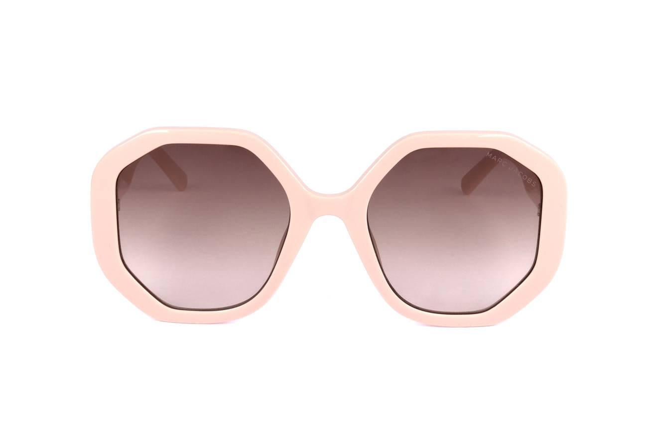 Marc Jacobs Clear Frame Sunglasses with Pink Gradient Lenses Marc Jacobs Women main image 4