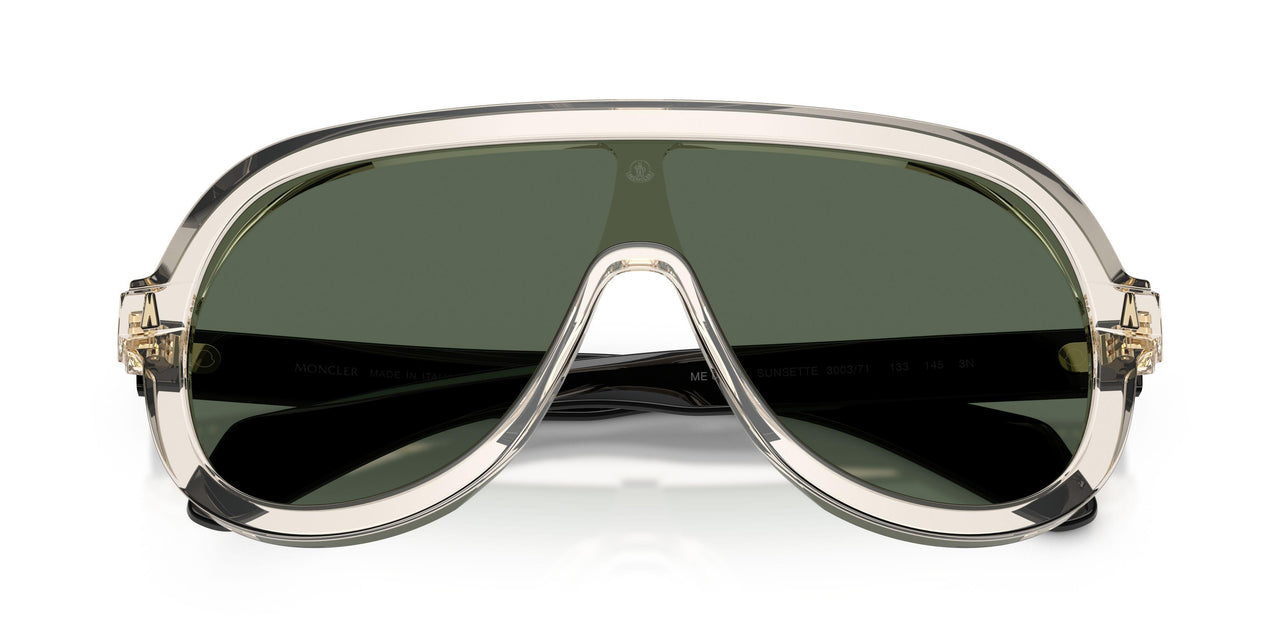 300371 - White - Solid Dark Green