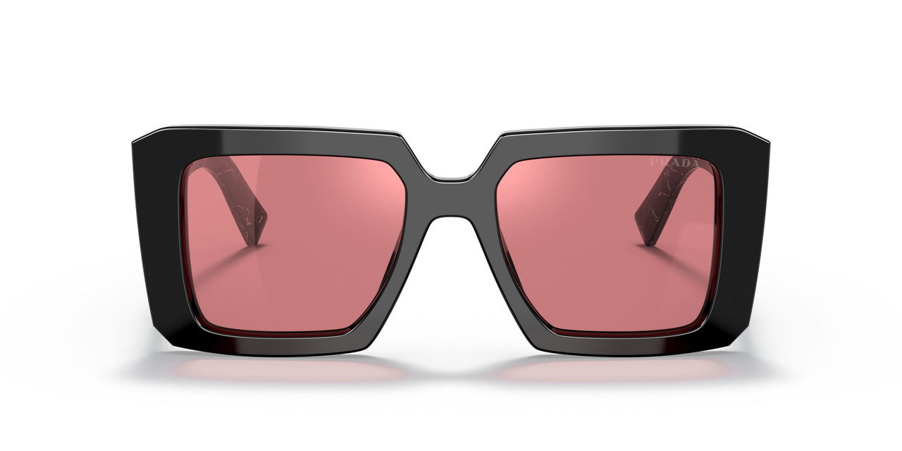 1AB06Q - Black - Red Mirror Silver Internal
