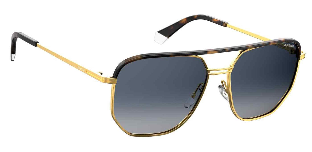 0H8D-Z7 - Blue Havana Gold - Blue Gradient Polarized