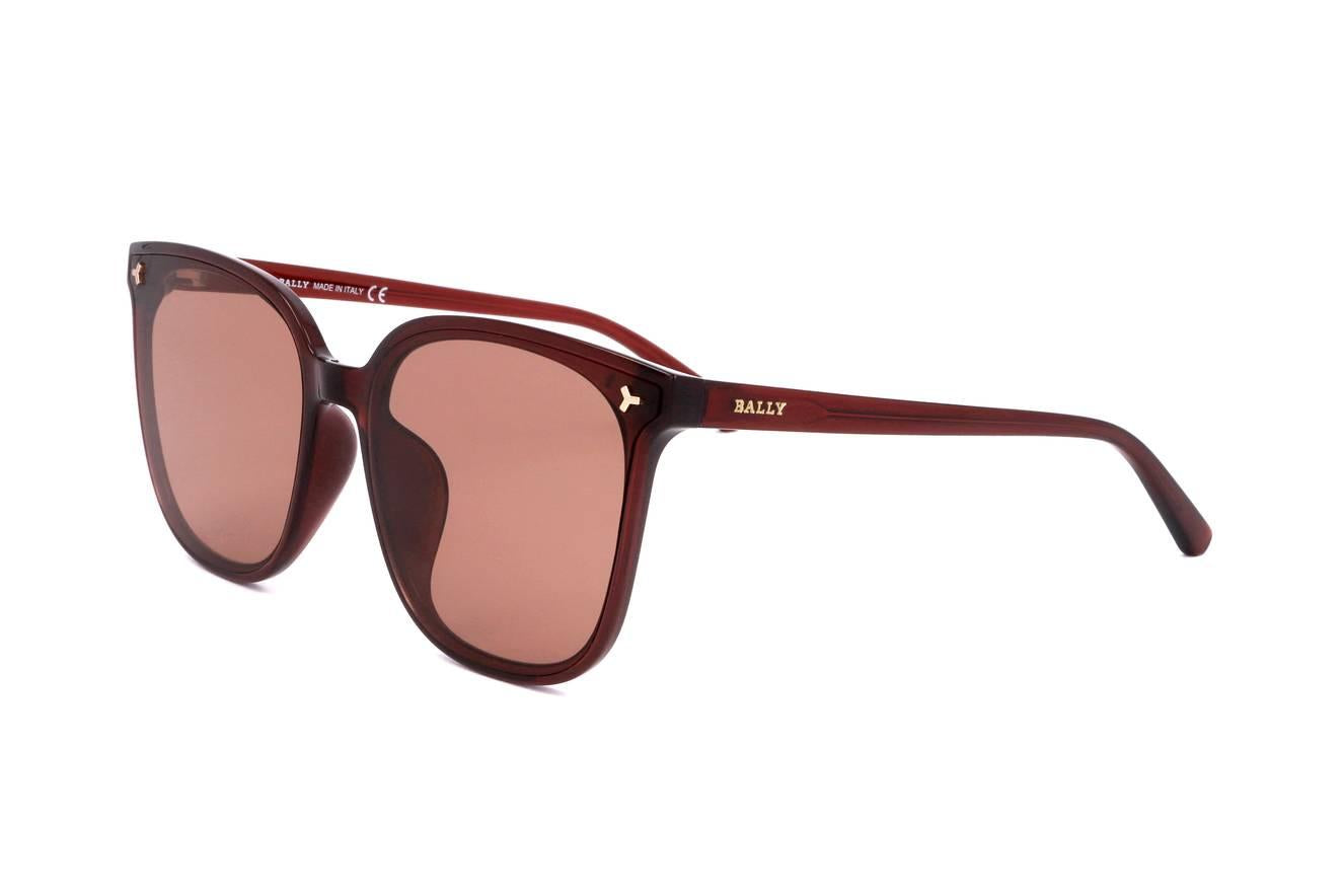 BALLY Sunglasses Model made in Italy full set Bally Browline Sunglasses BY0090D 52N Gold/Havana 55mm  main image 2