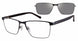Revolution REV-GARY-w/Clip Eyeglasses