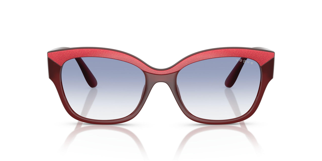 322119 - Red - Clear Gradient Light Blue