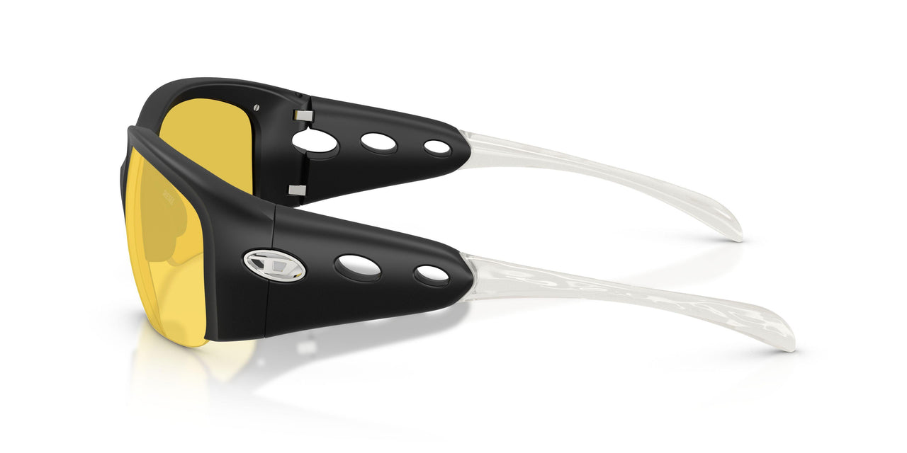 2002V9 - Black - Yellow Mirror Internal Silver