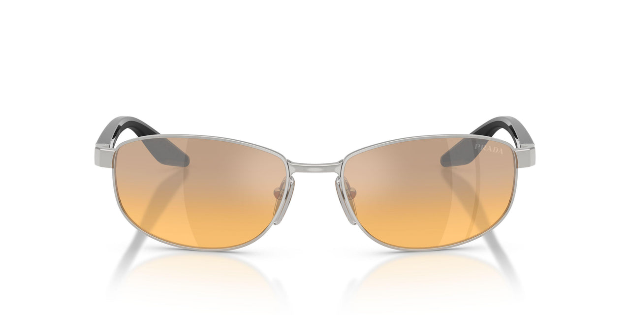 1BC40Z - Silver - Orange Mirror Silver Gradient