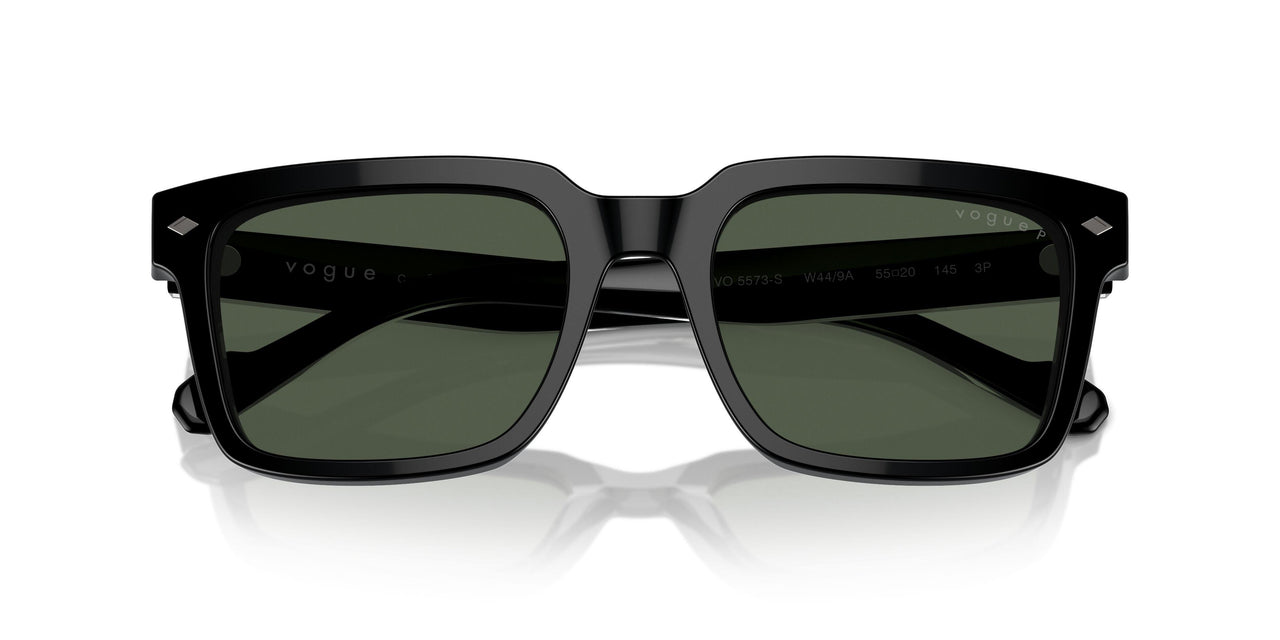 W44/9A - Black - Dark Green Polarized