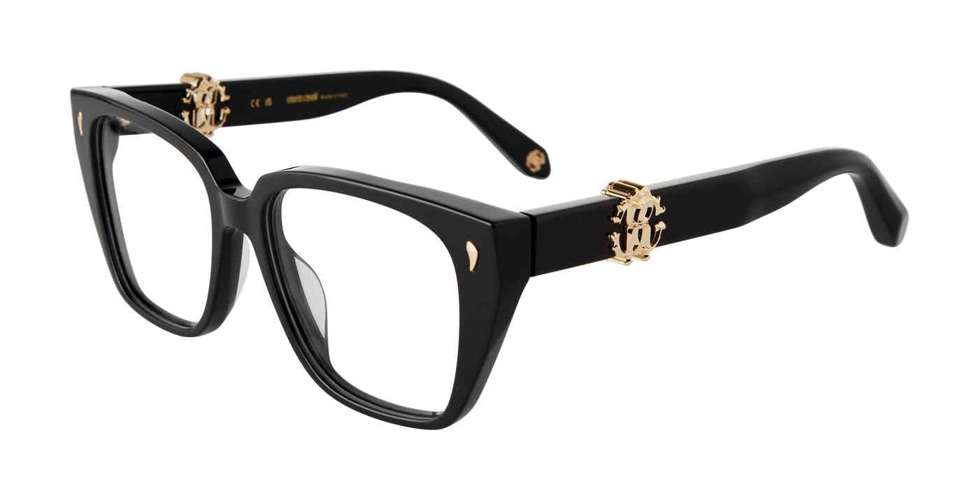 Roberto Cavalli VRC107M Eyeglasses Black Acetate Cat-Eye Amazon.com: Roberto Cavalli Sunglasses VRC 026 M Black -0700  main image 2