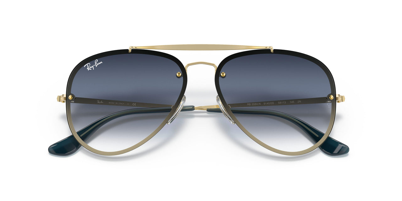 91400S - Gold - Tri Grad Grey/blue/trasparent