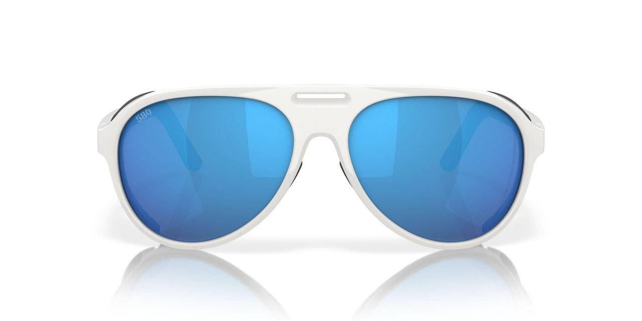 911709 - White - Blue Mirror