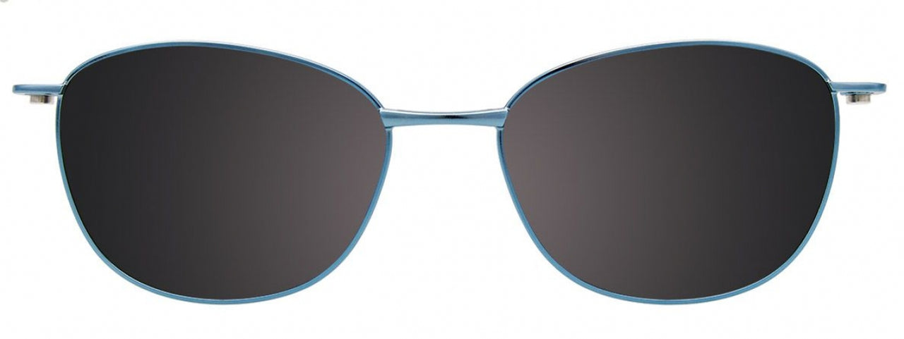 50 - Matt Light Blue & Dark Brown