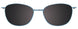 50 - Matt Light Blue & Dark Brown