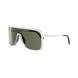 16N - Shiny Silver - Green