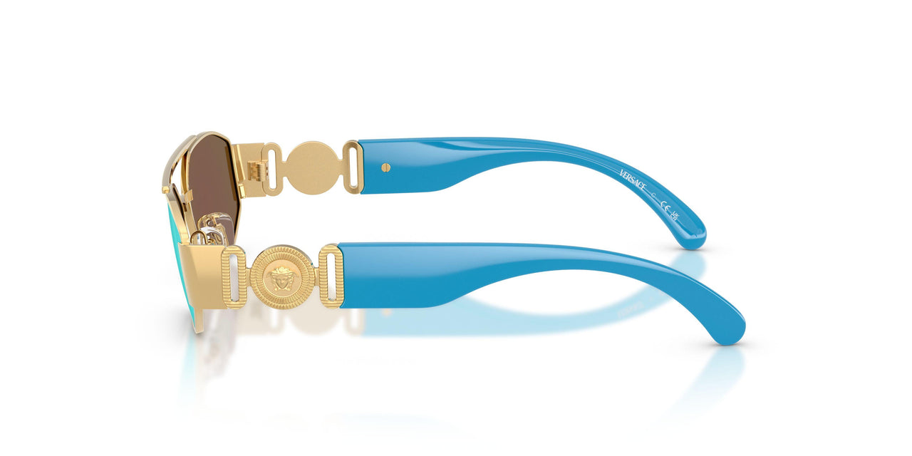 100255 - Gold - Light Green Mirror Blue