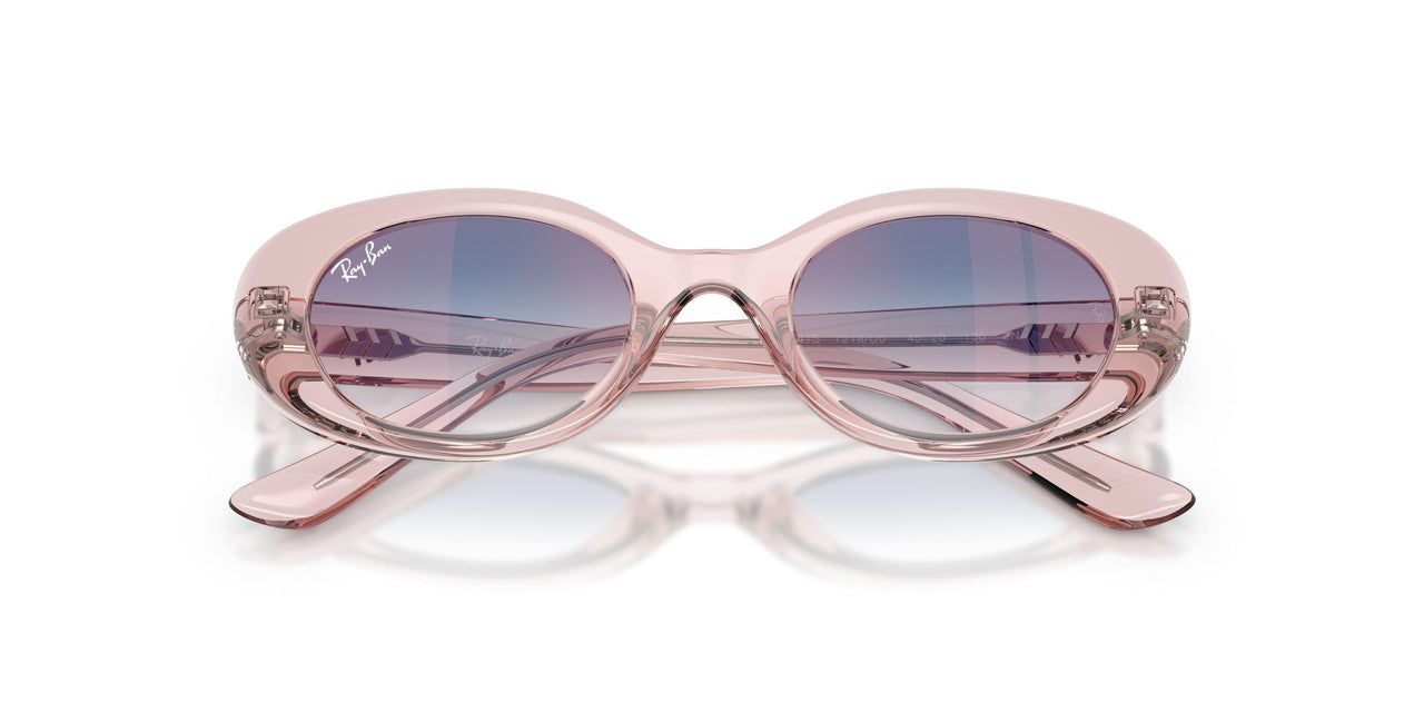 7218U0 - Pink - Clear Gradient Blue Mirror Red