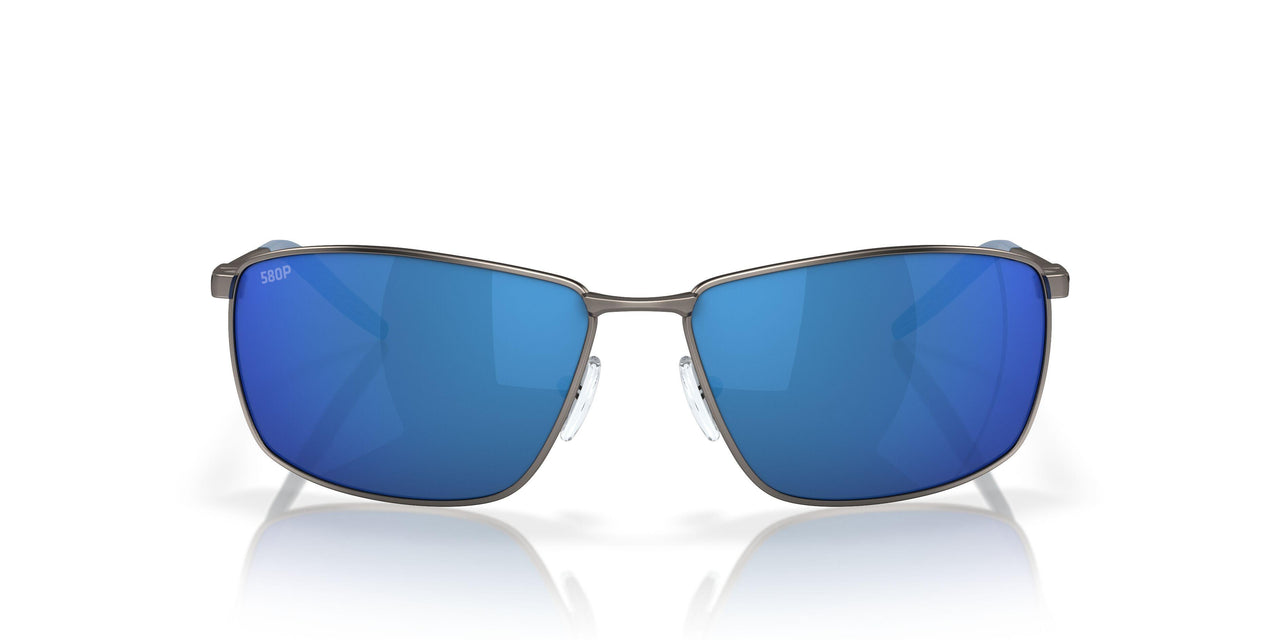 600908 - 247 Matte Dark Gunmetal - Blue Mirror 580p