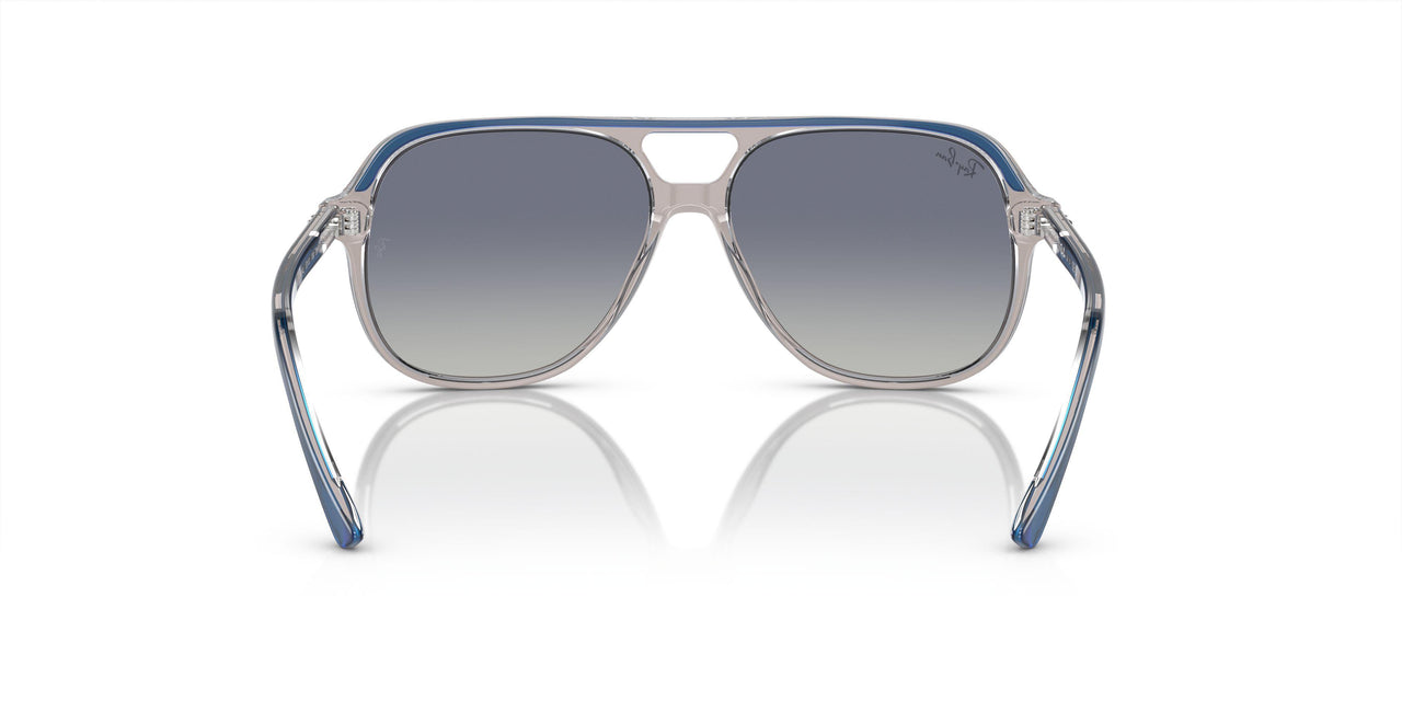 71554L - Top Dark Blue & Brown & Light Grey - Grey/blue