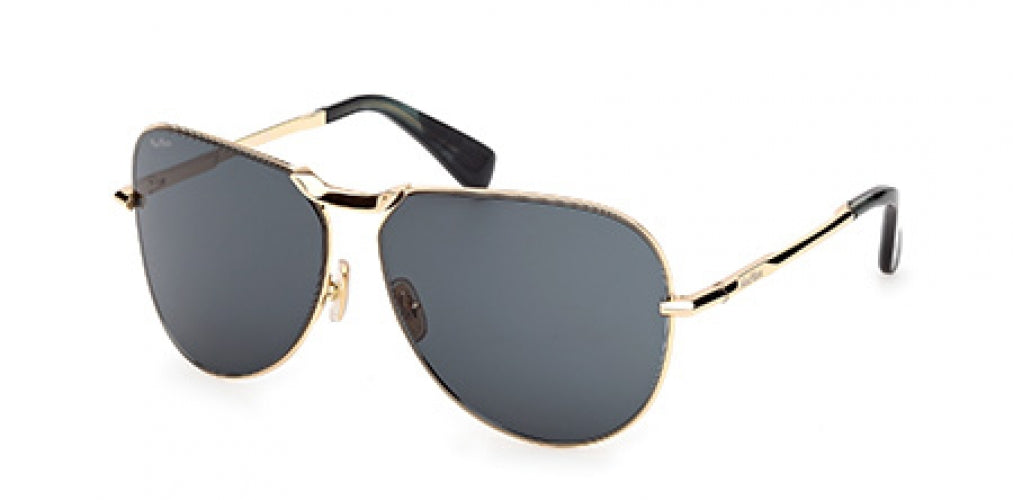 Max Mara MILLER-2 MM0134 32F Aviator Sunglasses - Gold/Brown MaxMara Miller-2 MM0134 32F - Sunglasses for Woman  main image 3