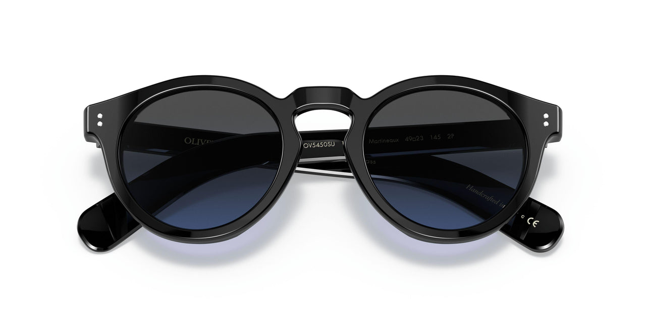 1005P4 - Black - Dark Azure Gradient Polarized