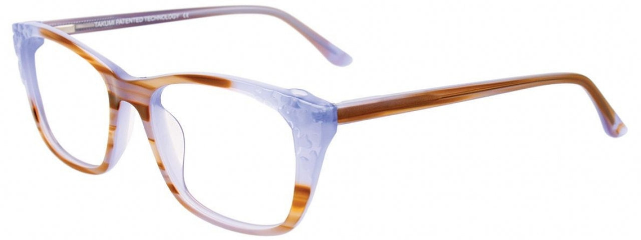 10 - Light Brown Marbled & Periwinkle