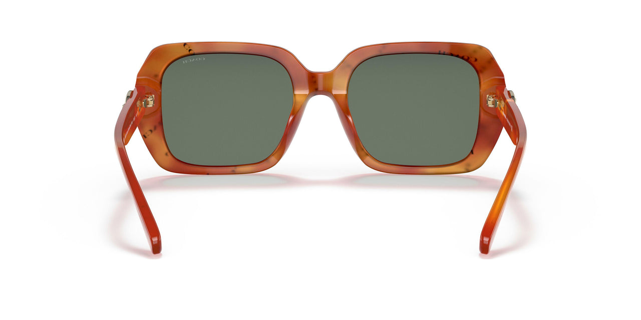 56603H - Honey - Dark Green Solid