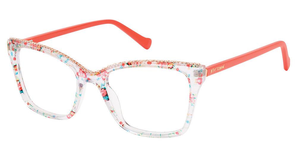 Pink Betsey Johnson glasses #BetseyJohnsonEyewear Betsey Johnson Glow Up Eyeglasses - main image 2