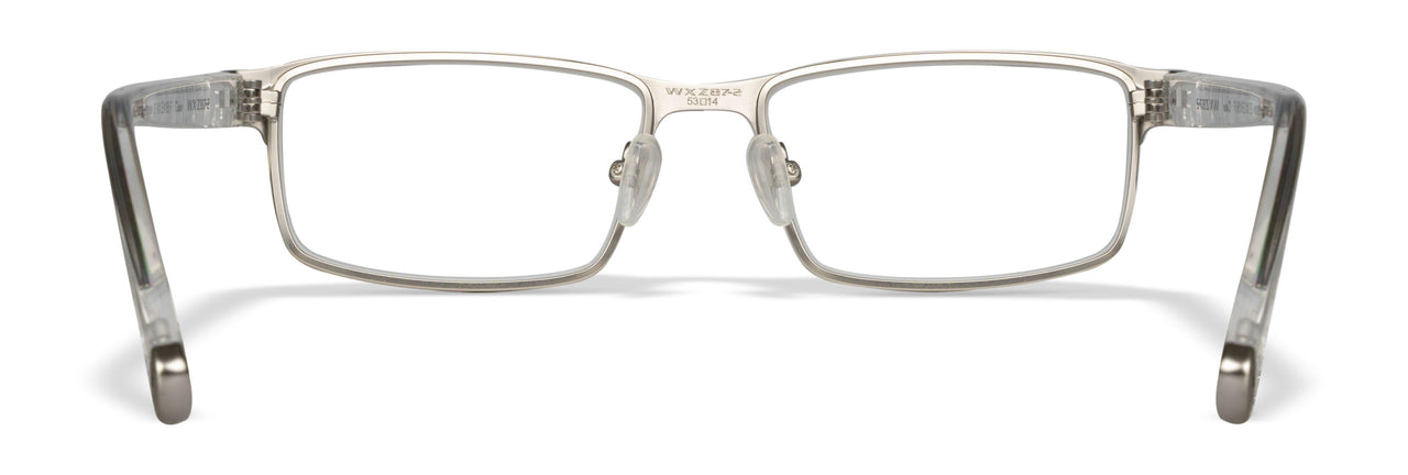 WSFSN05 Matte Silver/Gloss Clear Crystal