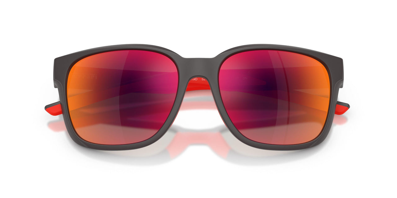 528/6Q - Grey - Red Gold Mirror