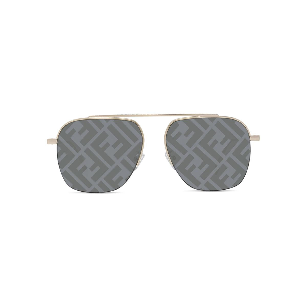 32C - Shiny Clear Gold - Smoke Mirror