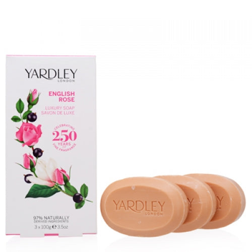 Yardley Of London English Rose Soap Trio