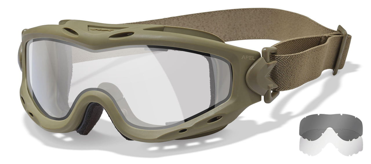 SP30DLT Goggle Dual Lens Grey/Clear/Tan