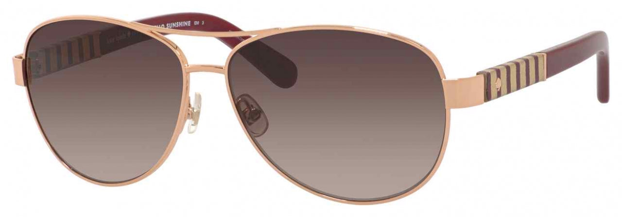 0000-HA-SUS - Rose Gold - Brown Gradient Lens