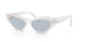 32201U - White - Light Blue Mirror Silver