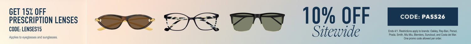 Passover Sale - 10% Off sitewide or 15% Off prescription lenses