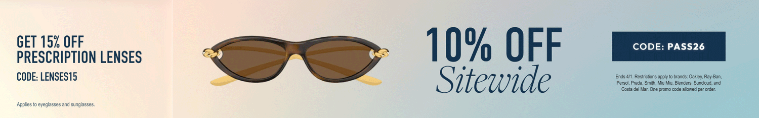 Passover Sale - 10% Off sitewide or 15% Off prescription lenses