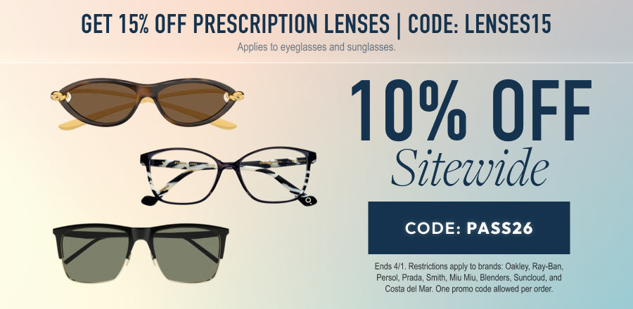 Passover Sale - 10% Off sitewide or 15% Off prescription lenses